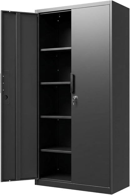 Metal Garage Storage Cabinet by Unknown