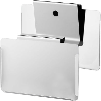 10 Pack Metal Basket Bin Label Clips, 3.54 x 2.36 Inch Silver Removable Label - Image 7