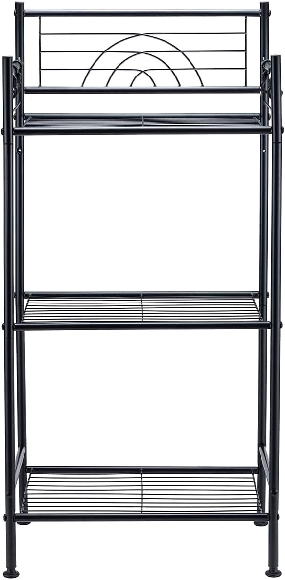 L&H UNICO 3-Tier Free Standing Wire Rack Durable Metal Shelving Storage Unit - Image 9