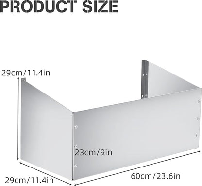 23.6''x 11.4'' Aluminum Fuel Jug Holder Rack, Gas Can Holder Storage Rack fits - Image 2