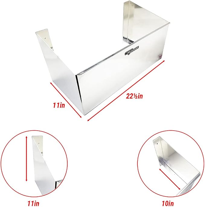 Pit Posse PP3344 Double Utility Fuel Jug Holder Storage Rack Shelf - Image 8