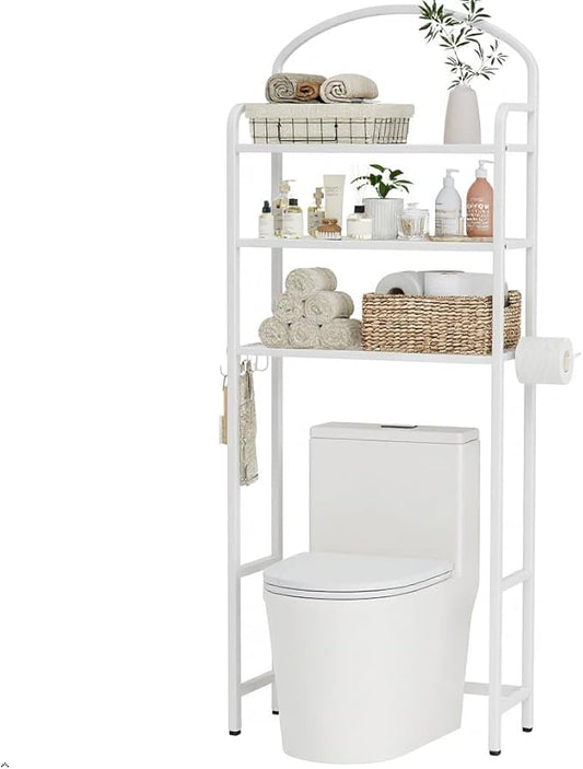 3 Tier Over The Toilet Storage Rack, Bathroom Organizer | Toilet Storage by Cerlyunzan