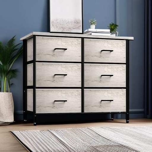 Sorbus Dresser with 6 Faux Wood Drawers - Image 5