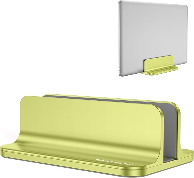 OMOTON Vertical Laptop Stand Holder, Desktop Aluminum Stand by OMOTON