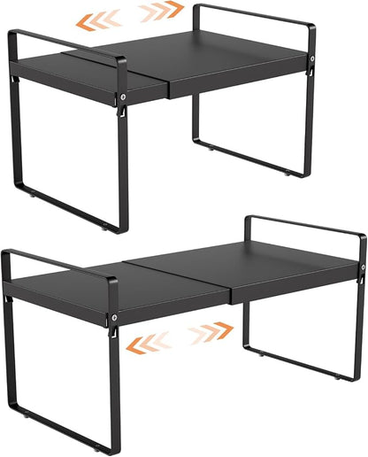 Expandable Cabinet Shelf Organizer 14-25 Inch Adjustable Length, Under Sink by Unknown