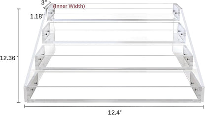 PMMASTO Widen Tiered Spice Rack, Seasoning Organizer, Kitchen Organization and - Image 4