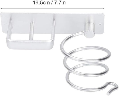 Aluminum Wall Mount Hair Care Hot Styling Tool Storage Organizer Shower Caddy - Image 3