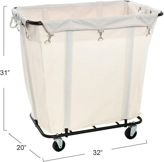 Household Essentials Commercial Laundry Cart - Image 2