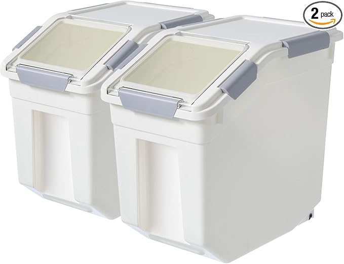 CITY BABY 2 Pack Airtight Flour Storage Container by CITY+BABY