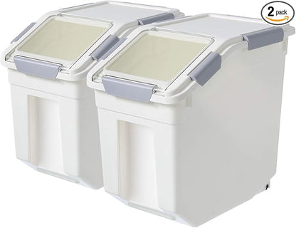 CITY BABY 2 Pack Airtight Flour Storage Container by CITY+BABY