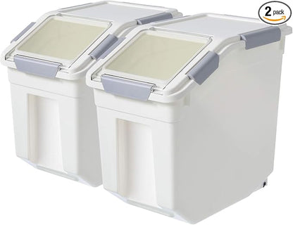 CITY BABY 2 Pack Airtight Flour Storage Container by CITY+BABY