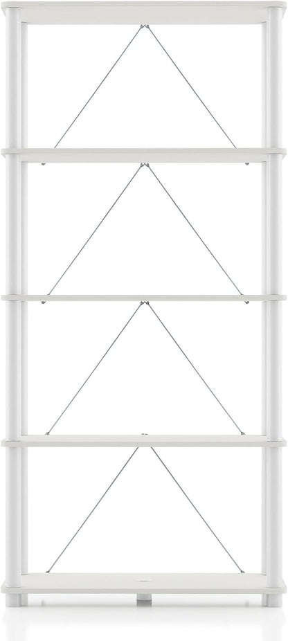 Homes: Inside + Out Apexa Modern 5-Tier Wide Shelving Units, Collectibles - Image 11