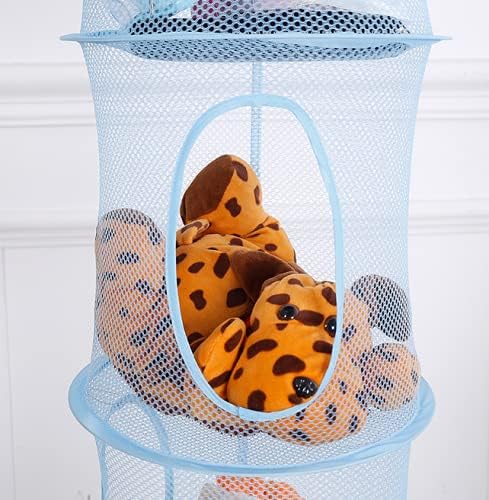 4 Tier Storage Organizer, 43.5 x12 Inch Hanging Mesh Storage Basket - Image 7