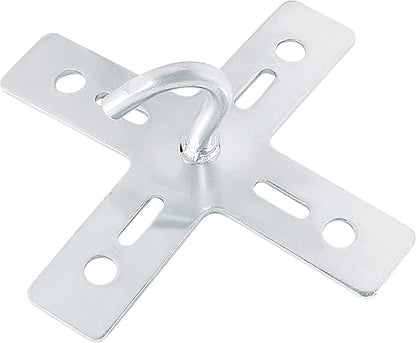 PATIKIL Ceiling Hook Kit, 2 Set Cross Design Metal Plate Mount Hanger Holder - Image 5