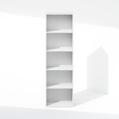 Furinno Reed Closet Organizers and Storage, 5-Tier Closet Organizer, Open Shelf - Image 5