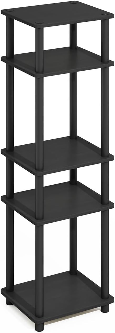 Furinno Turn-N-Tube Storage Shelves, Stackable Standing Shelf, Open Corner Shelf - Image 4
