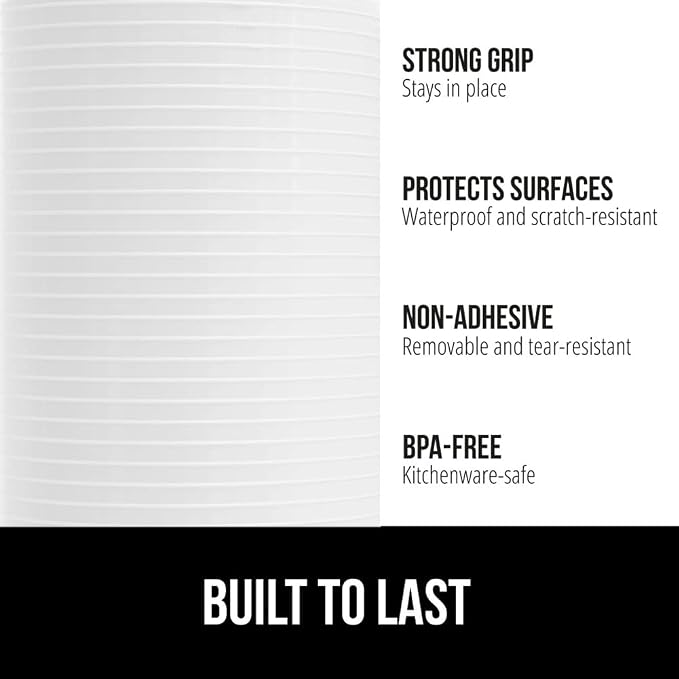 GORILLA GRIP DuraGuard Shelf Liner, 17.5x30 Non-Adhesive Cabinet Liners - Image 2