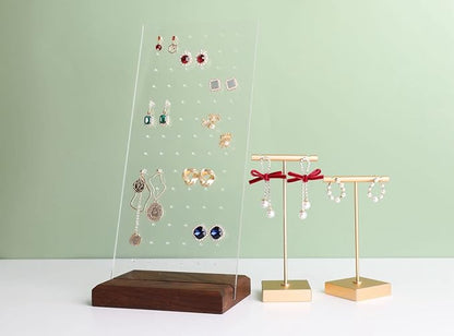 GemeShou walnut earring display - Image 4