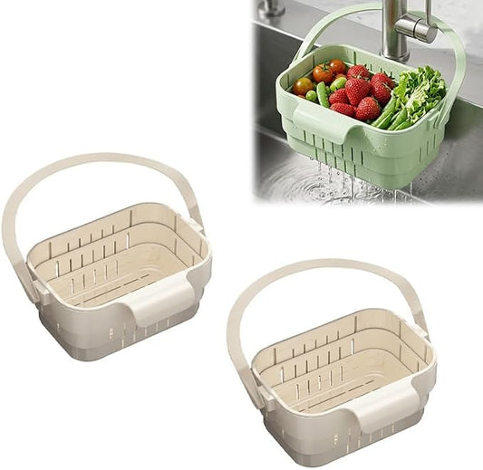 Foldable Kitchen Sink Strainer, Hanging Sink Drain Basket by Unknown