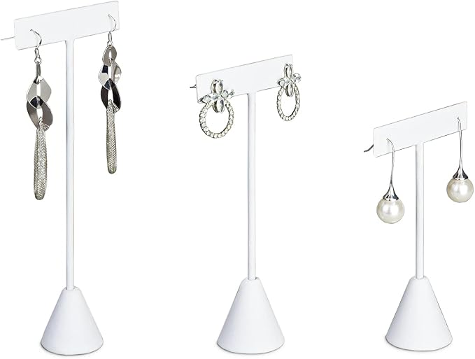 Ikee Design 6Pcs Set Earring T Stand Display Set - Image 3