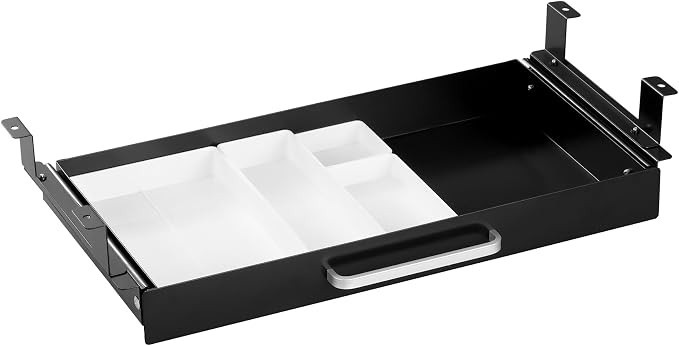 Under Desk Drawer Black 21" by OSteedWares
