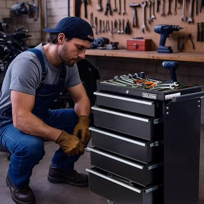 5-Drawer Rolling Tool Chest - Image 2