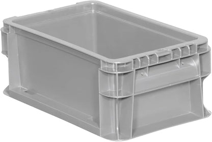 Buckhorn SW120705F101000 Plastic Straight Wall Storage Container Tote, Light by Akro-Mils