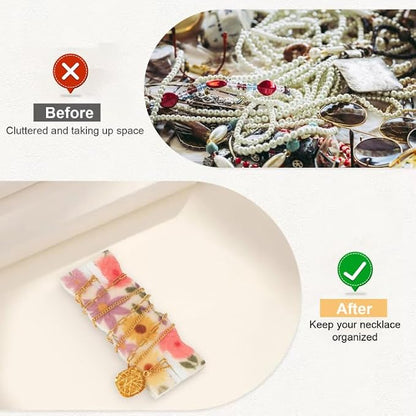 10pcs Tangle-Free Jewelry Organizer, Universal Necklace Display Card Holder - Image 6