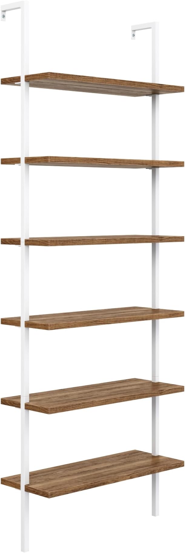 Nathan James Theo 6-Shelf Tall Bookcase, Wall Mount Bookshelf - Image 7
