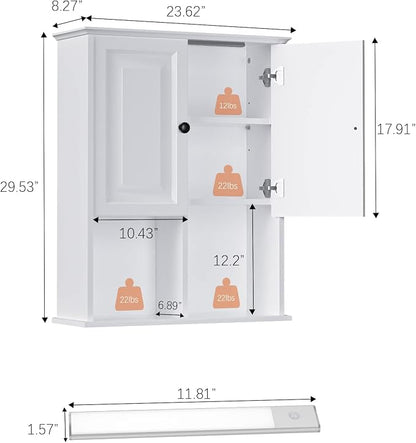 HAIOOU Bathroom Wall Cabinet - Image 3