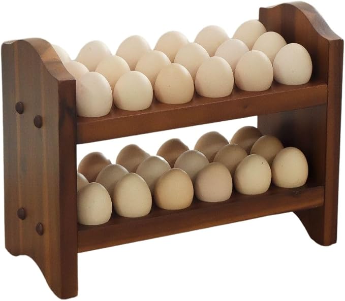 Egg Holder Countertop, Egg Storage and Egg Container by ConmeoconHomeDecorating