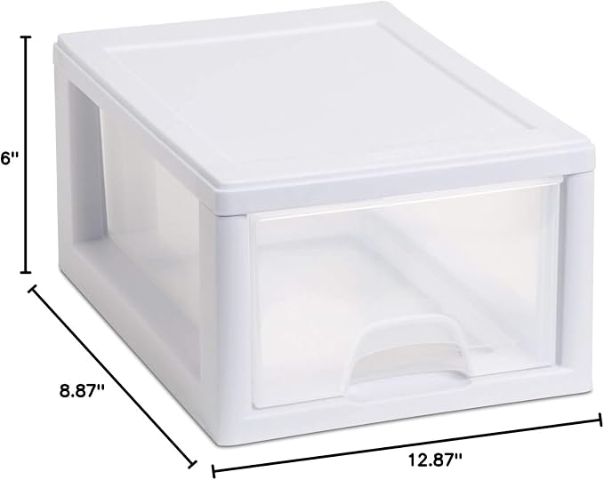 Sterilite 20518006PK2 Sackable Plastic Storage Drawer - Image 2