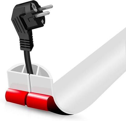 Floor Cord Cover Self Adhesive Cord Hider, 3.3FT Cable Management, Extension by DBHXXMB-HH