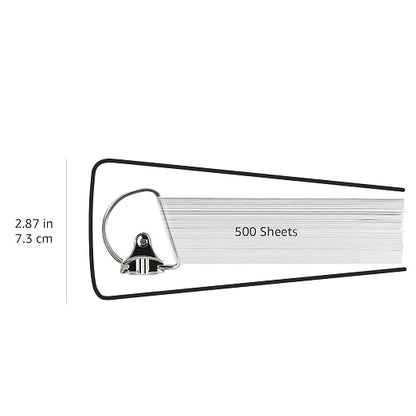 Amazon Basics 3 Ring Binders, 2 Inch, D-Ring Organizer - Image 6
