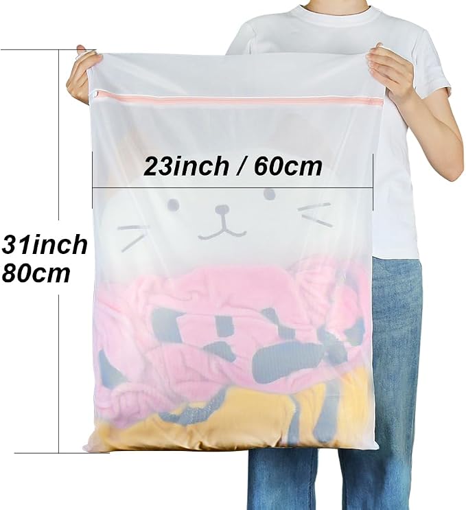 Tenn Well 2Pk 31x23" Delicates Bag Fine Mesh Oversize - Image 2