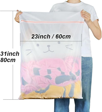 Tenn Well 2Pk 31x23" Delicates Bag Fine Mesh Oversize - Image 2