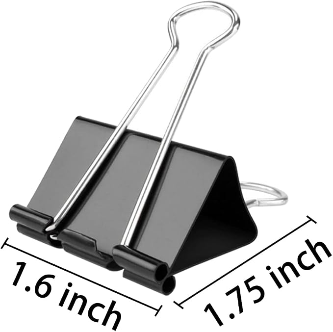 48Pack Large Binder Clips for Office Home 1.6 inch - Image 2