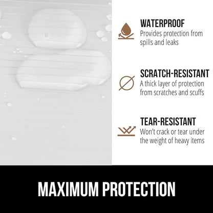 GORILLA GRIP DuraGuard Shelf Liner, 17.5x20 Non-Adhesive Cabinet Liners - Image 4