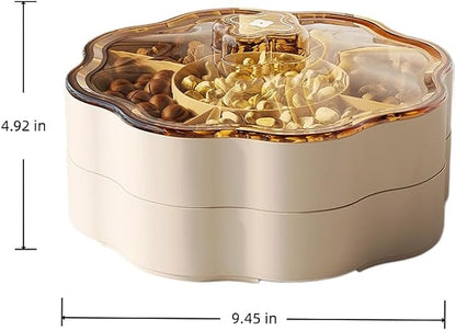 Covered compartment snack tray, suitable - Image 2