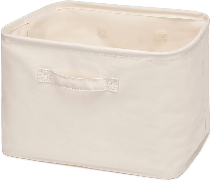 Decorative Basket Rectangular Fabric Storage Bin Organizer Basket by YONBEN