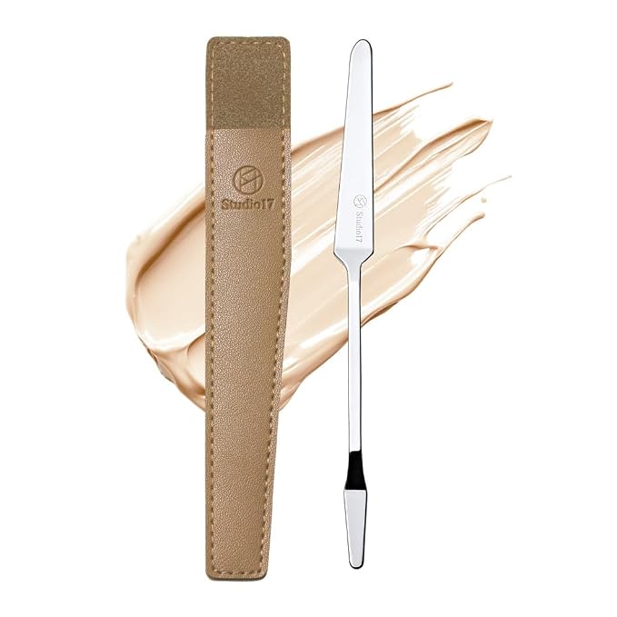 Foundation Spatula Made of Stainless Steel | Professional Makeup Spatula by STUDIO17Products