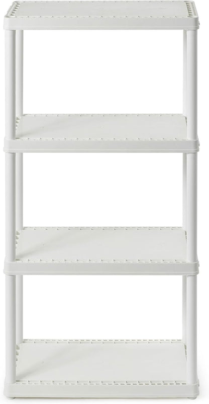 Gracious Living 4 Shelf Fixed Height Solid Light Duty Storage Unit 12 x 24 x by GraciousLiving