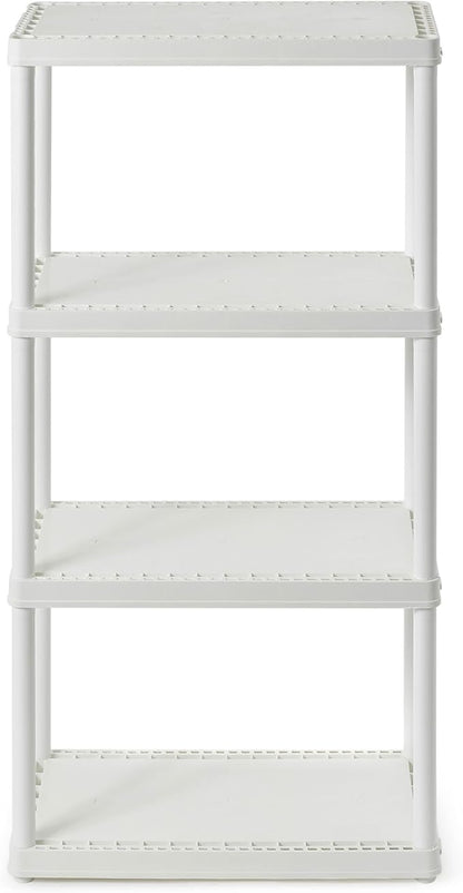 Gracious Living 4 Shelf Fixed Height Solid Light Duty Storage Unit 12 x 24 x 48 - Image 9