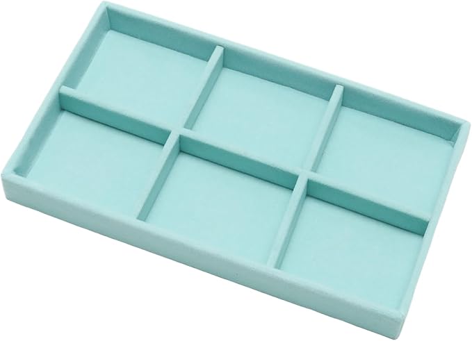 Velvet Jewelry Trays for Drawers, Earring Necklace Bracelet Holder Organizer by Unknown
