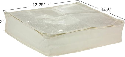 Household Essentials Canvas Sweater Storage Bags 2 Pack, Breathable Under Bed & - Image 7