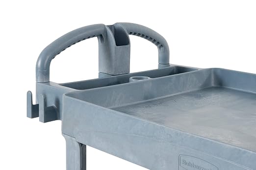 Rubbermaid Commercial Products BRUTE Heavy Duty 2-Shelf Utility/Service Cart - Image 5