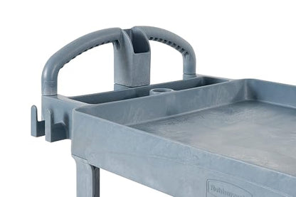 Rubbermaid Commercial Products BRUTE Heavy Duty 2-Shelf Utility/Service Cart - Image 5