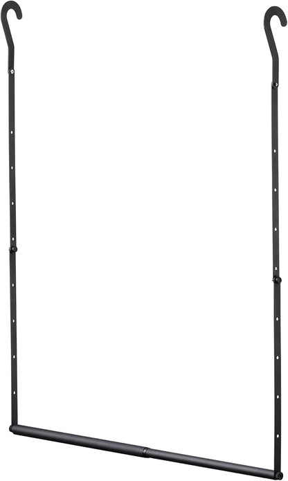Hanging Closet Rod, Hanging Clothes Organizer, Adjustable, 1 Pack | Metal by DwelSpire