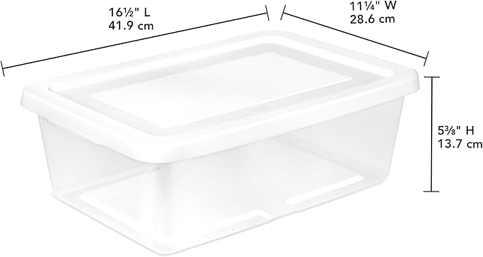 Sterilite 36 Pack Storage Box, 12 Quart Stackable Tote - Image 2