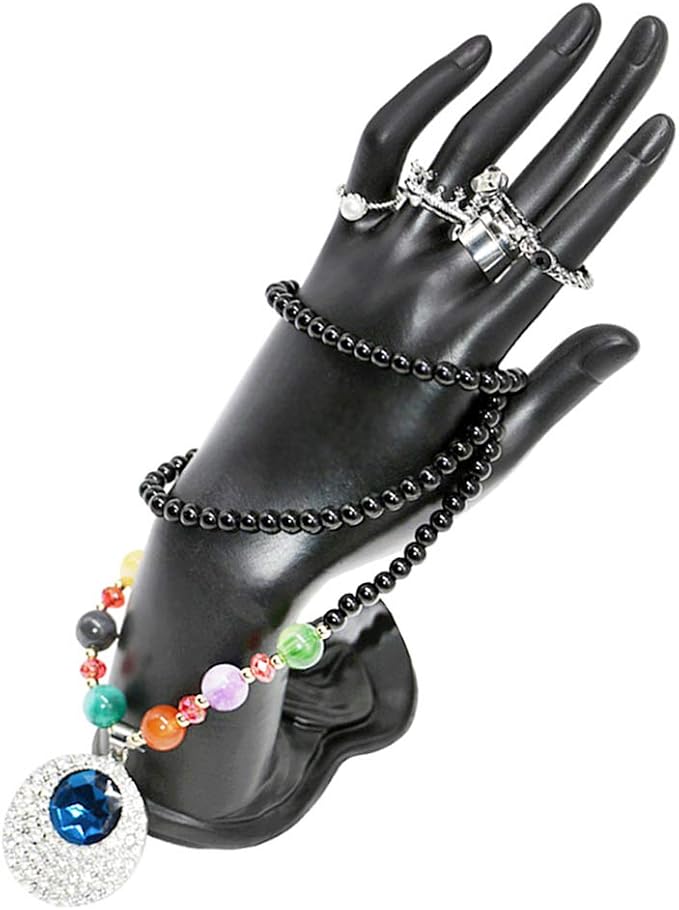 Resin Lotus Flower Ring and Bracelet Artcraft Hand Display Rack - Image 5